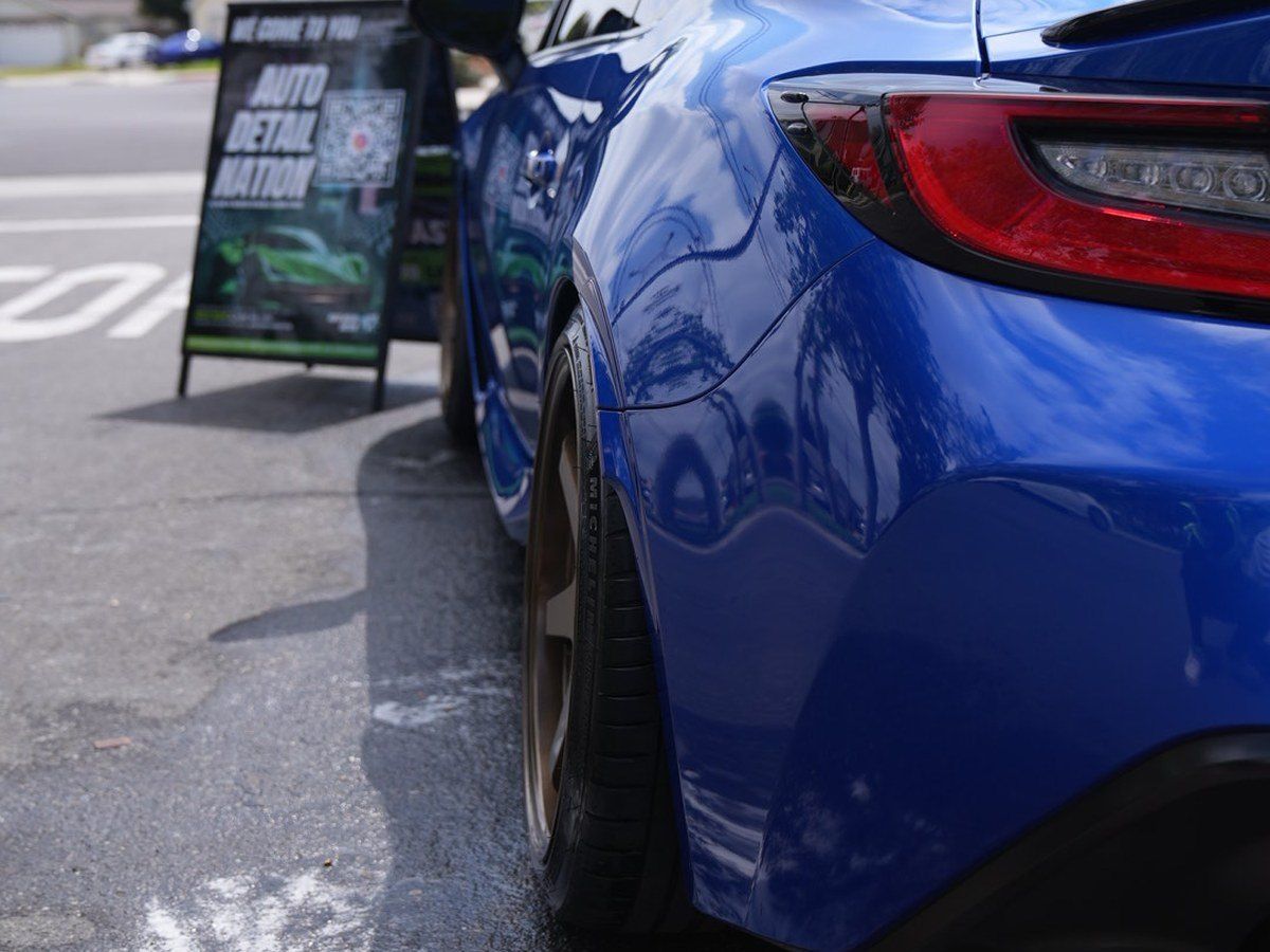 Glossy paint after ceramic coating
