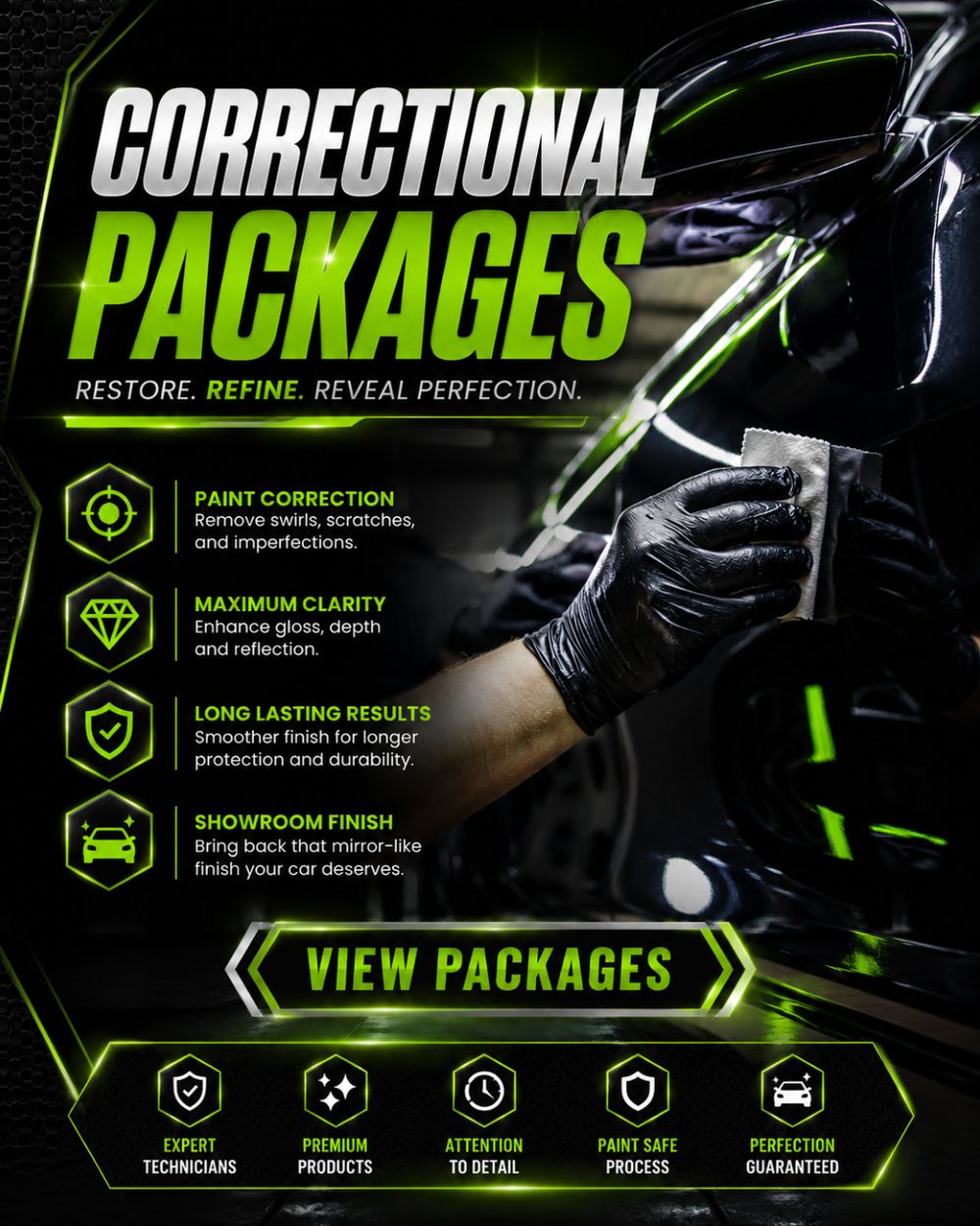 Correctional packages: restore, refine, reveal perfection