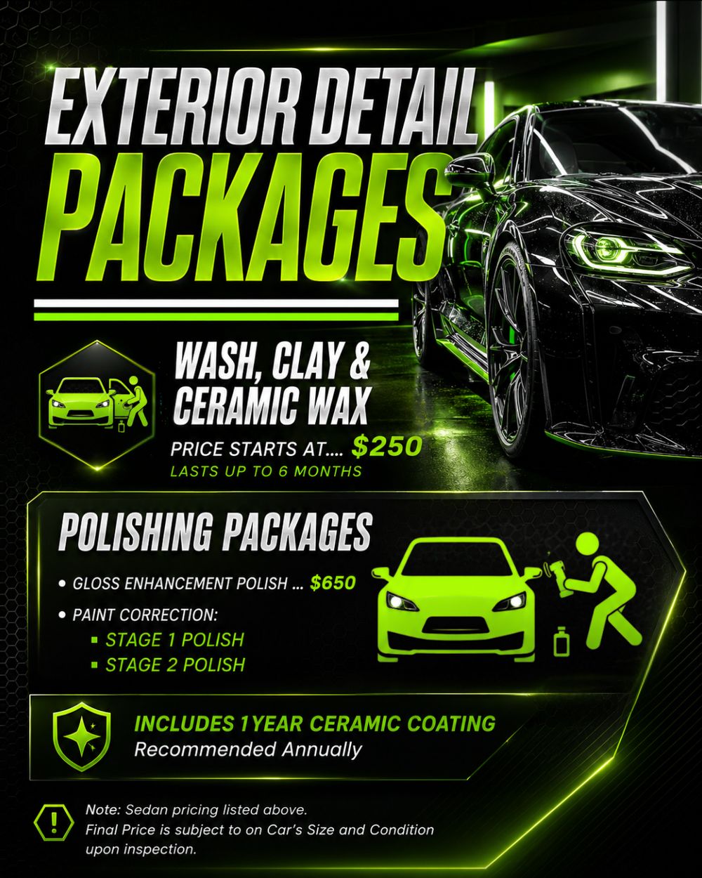 Exterior detail packages